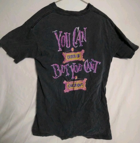 Vintage Disney Torre del Terrore Cavalca Zona Crepuscolare Nero anni 90 Distressed - Foto 6 di 7