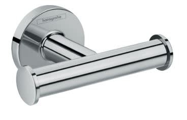 Hansgrohe 41725000 Logis Universal Double Robe Hook - Chrome