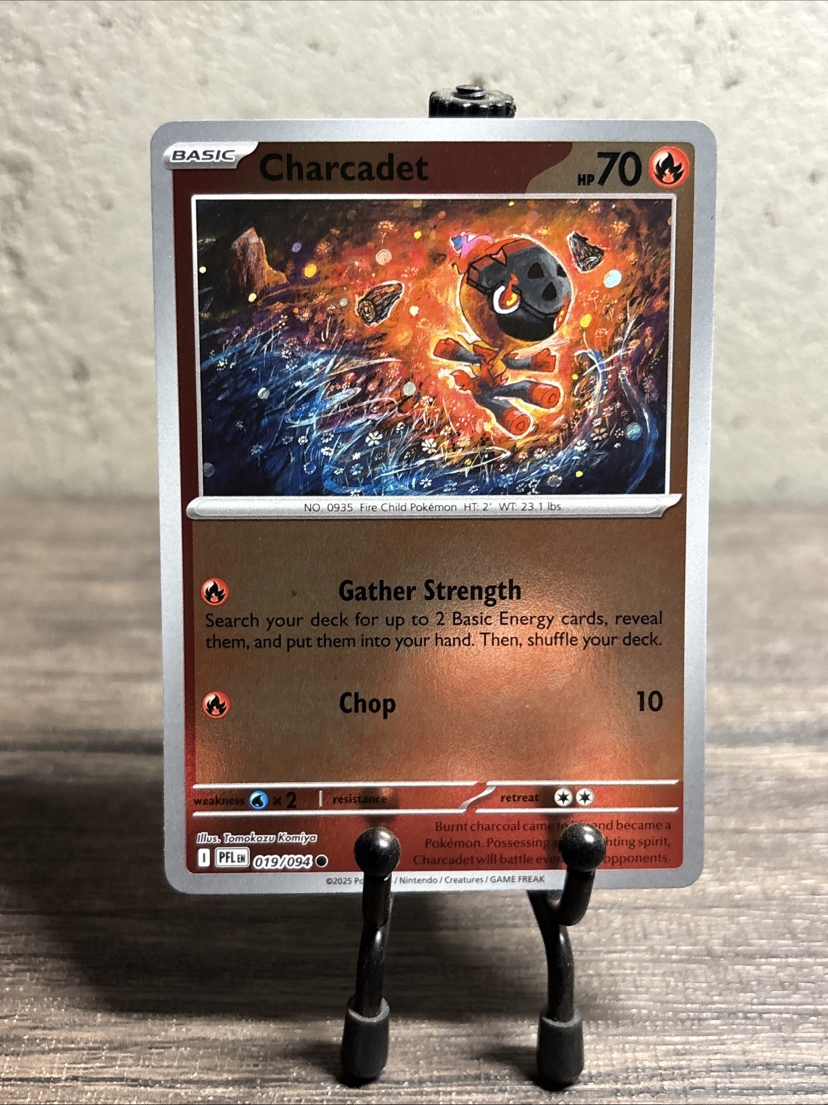 Charcadet 019/094 Me02: Phantasmal Flames Reverse Holo Common-Fast Shipping-NM!