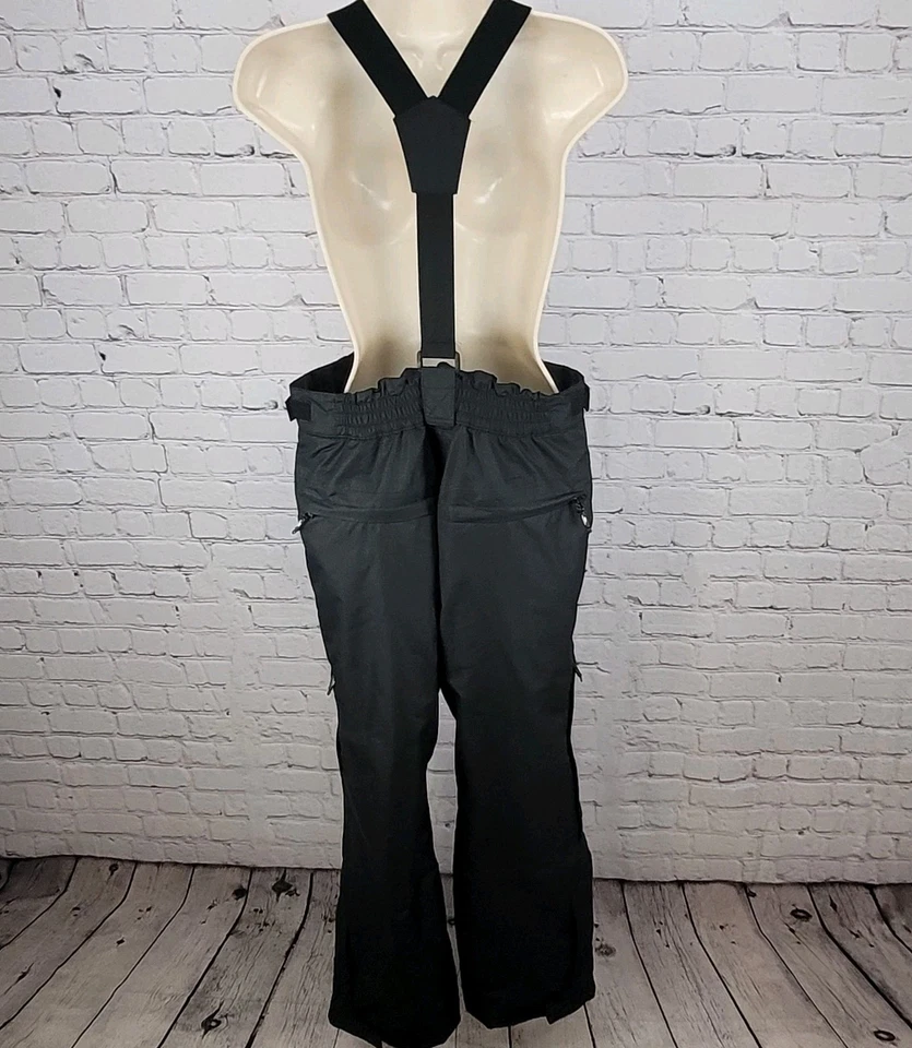 Trespass Black TP50 Waterproof Windproof Insulated Snow Bib Pants Size Medium M - Image 2 of 4