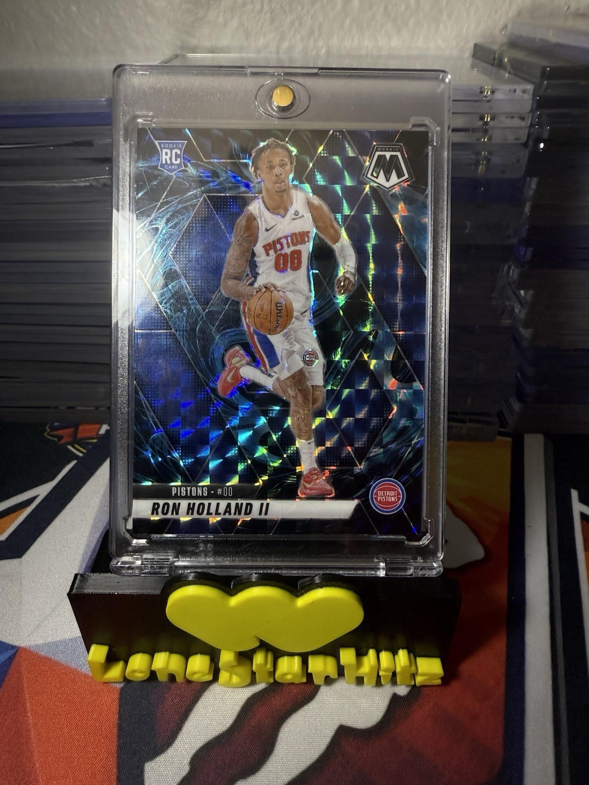 2024-25 Panini Mosaic - Rookies Ron Holland II #219 Genesis Mosaic Prizm (RC)