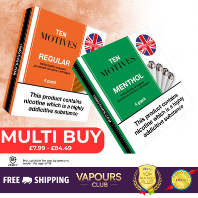 ten motives menthol vape where to buy Ten Motives Refills | 10 Motives Cartomisers | UK Stock FREE Tracked  Delivery !