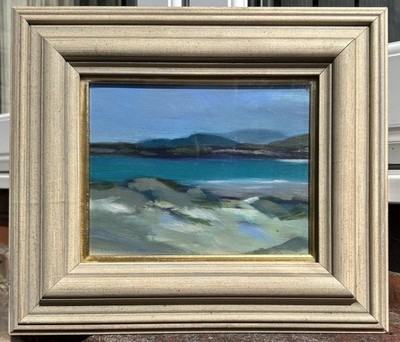 IRENE LESLEY HOPE MAIN b1959 original signiert Ölgemälde Sanna Bay Schottland