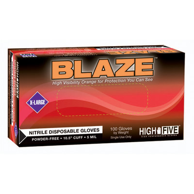  N485 Microflex BLAZE PF NITRILE EXAM GLOVES XXL