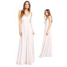 Show Me Your Mumu Jenn Maxi Dress Show Me The Ring Crisp Women's Size Medium NWT