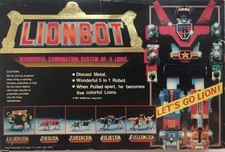 VOLTRON GOLION Lionbot Diecast Metal Taiwan NO GOLDRAKE MAZINGA JEEG GUNDAM POPY