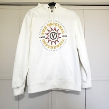 Vans The Original Off The Wall Hoodie Sweatshirt Pullover White Small
