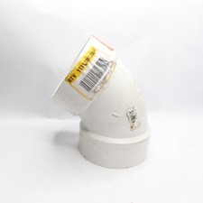 Charlotte Pipe Schedule 40 60 Degree Elbow Dwv Pvc 3"
