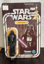 Vintage Star Wars 1977 Darth Vader 12 Back unpunched Kenner Action Figure MOC