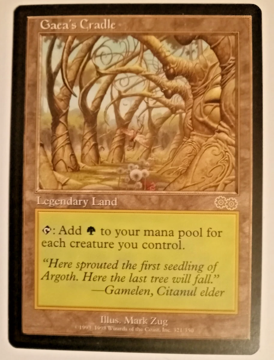 Gaea's Cradle Urza’s Saga SP USG Gaea's Cradle Magic: The Gathering Trading Card Games Urza's Saga