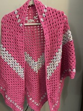    Hand Crocheted Women  s Winter Shawl, Hat, Scarf  Hand Warmers BEAUTIFUL
