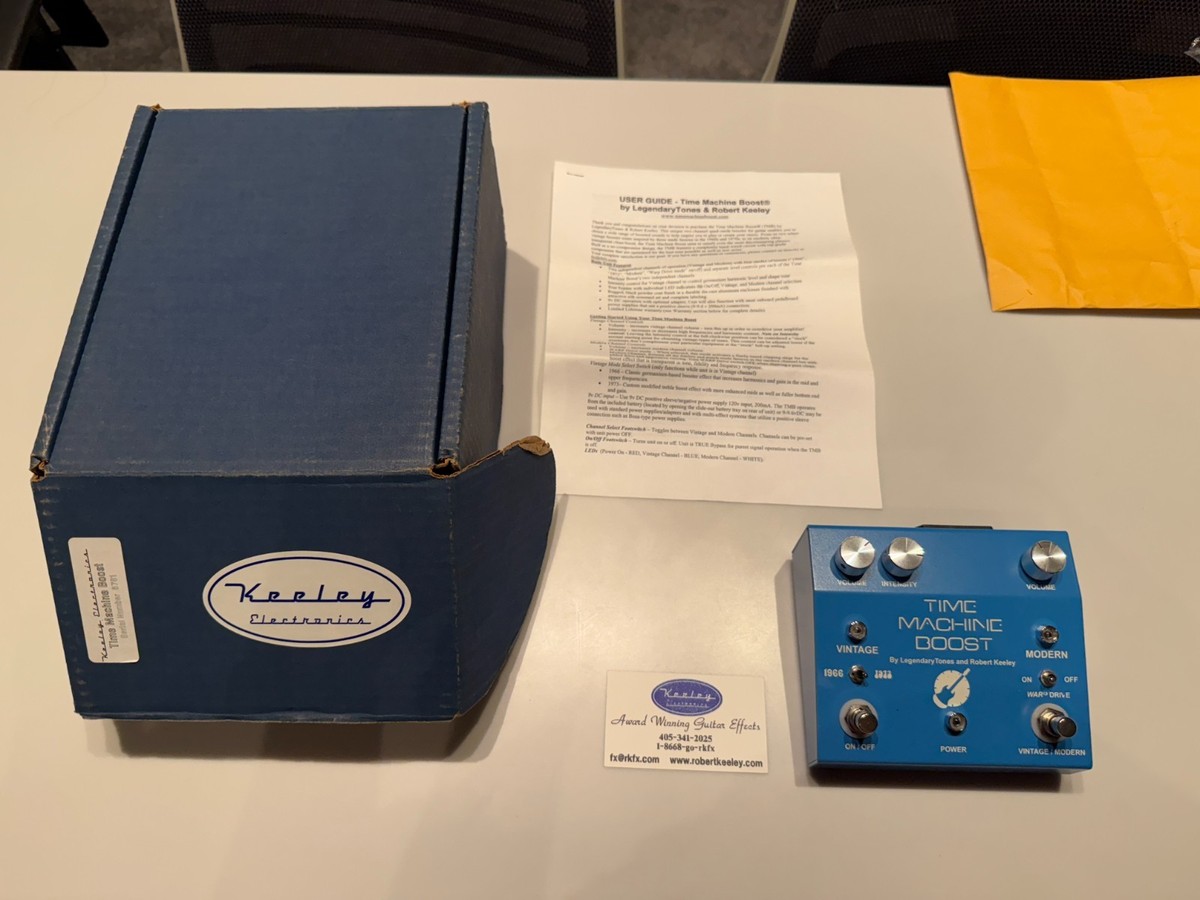 ギター Keeley TIME MACHINE BOOST Keeley Electronics Time Machine Boost | eBay