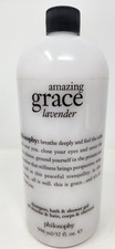 PHILOSOPHY AMAZING GRACE LAVENDER SHAMPOO, BATH SHOWER GEL 32 OZ WITH PUMP - NEW
