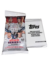 2026 Topps Series 1 Baseball 36 Card Fat Pack &2020 Topps Exclusive Player Coin