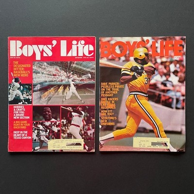 Sept 1976 & 1980 Boys Life Magazines   Hank Aaron   Dave Parker   Baseball DHs