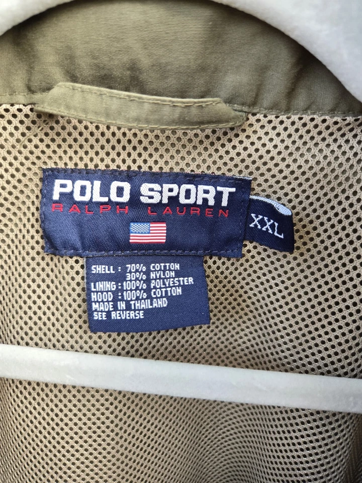 Винтажный Polo Sport Ralph Lauren экспедиции нашивка куртка Colorblock мужской XXL - Изображение 3 из 4