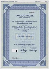 FAG Kugelfischer AG 1989 Schweinfurt 50 DM INA Łożysko toczne Herzogenaurach RZADKIE VZ