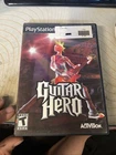 Guitar Hero 1 (Sony PlayStation 2 PS2, 2005) Complete CIB ~ Tested & Working