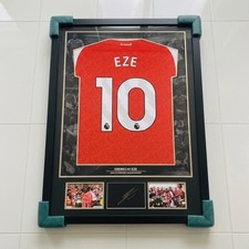 Eberechi Eze Signed & Framed A1 Size Arsenal Premier League Winner Display