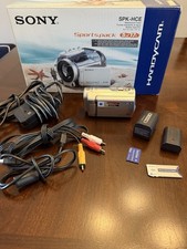 Sony DCR-SX41 Handycam Camcorder 60x Optical Zoom With SPK-HCE Waterproof Case.