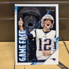 2020 Panini Score Tom Brady GF-TB Patriots Football Card Game Face 