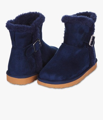 Floopi Warm Winter Boots for Women Classic Mid-Calf Cut Eco-Friendly Suede SZ 8