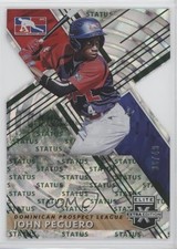2019 Panini Elite Extra Edition Status Emerald Die-Cut 39/49 John Peguero s3g