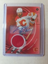 2025-26 UD SP Game Used Hockey Mackenzie Weegar Red Patch Auto /149 Flames 🔥