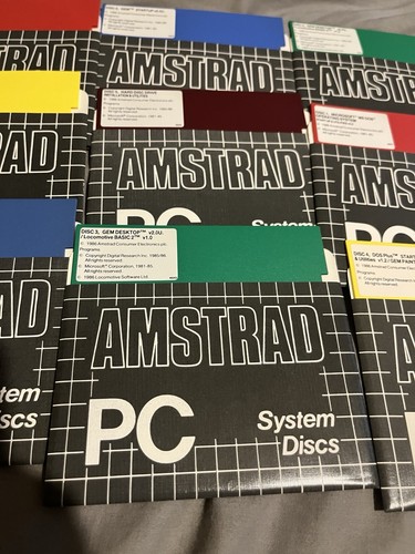 Disques système PC Amstrad - 5,25 disques - MS Dos et utilitaires Joblot X 9 - Photo 3/7
