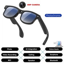 AI Smart Glasses For Men and Women 8MP Camera Bluetooth Call AI Women