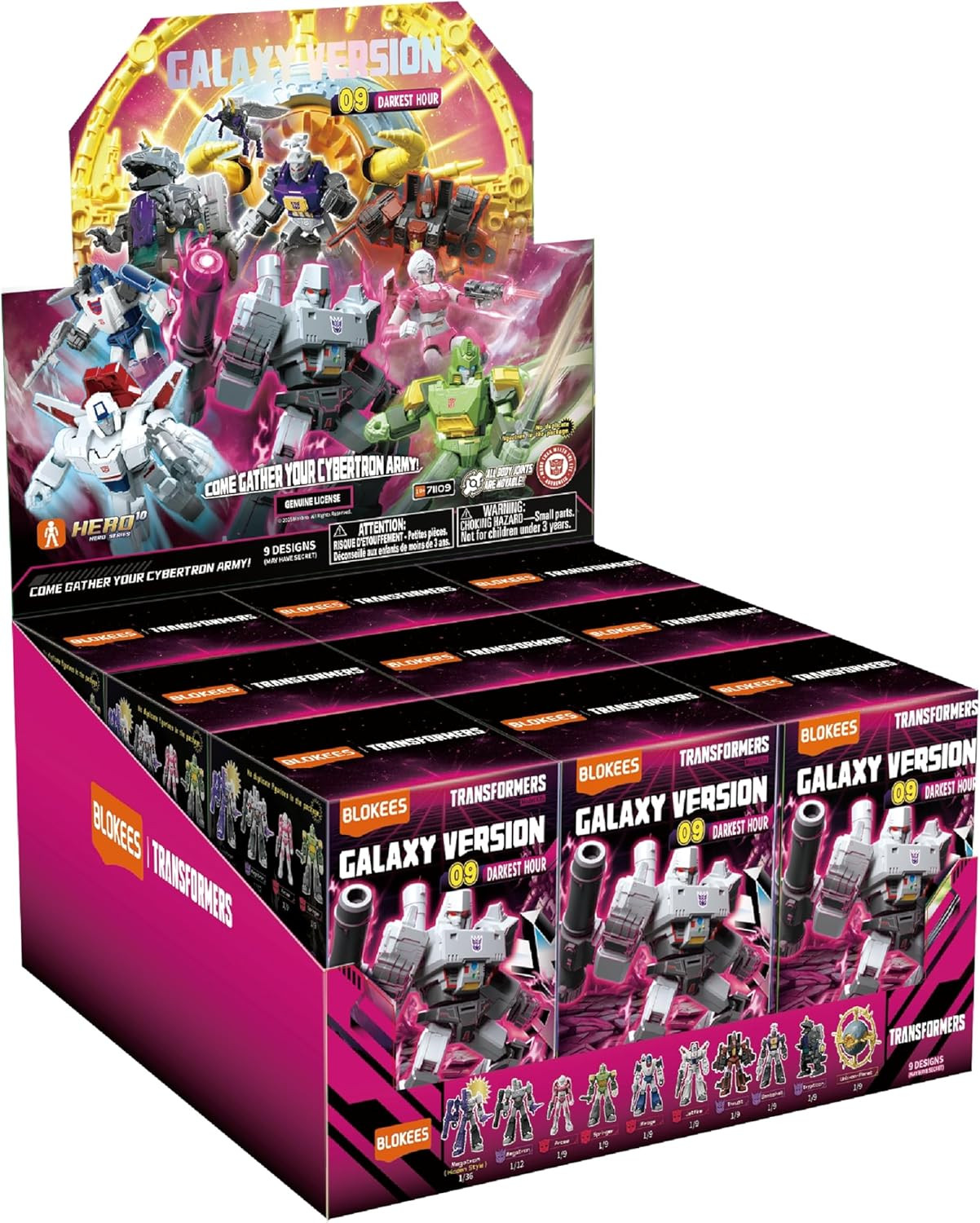 Blokees: Transformers: GV09: Darkest Hour PDQ Box