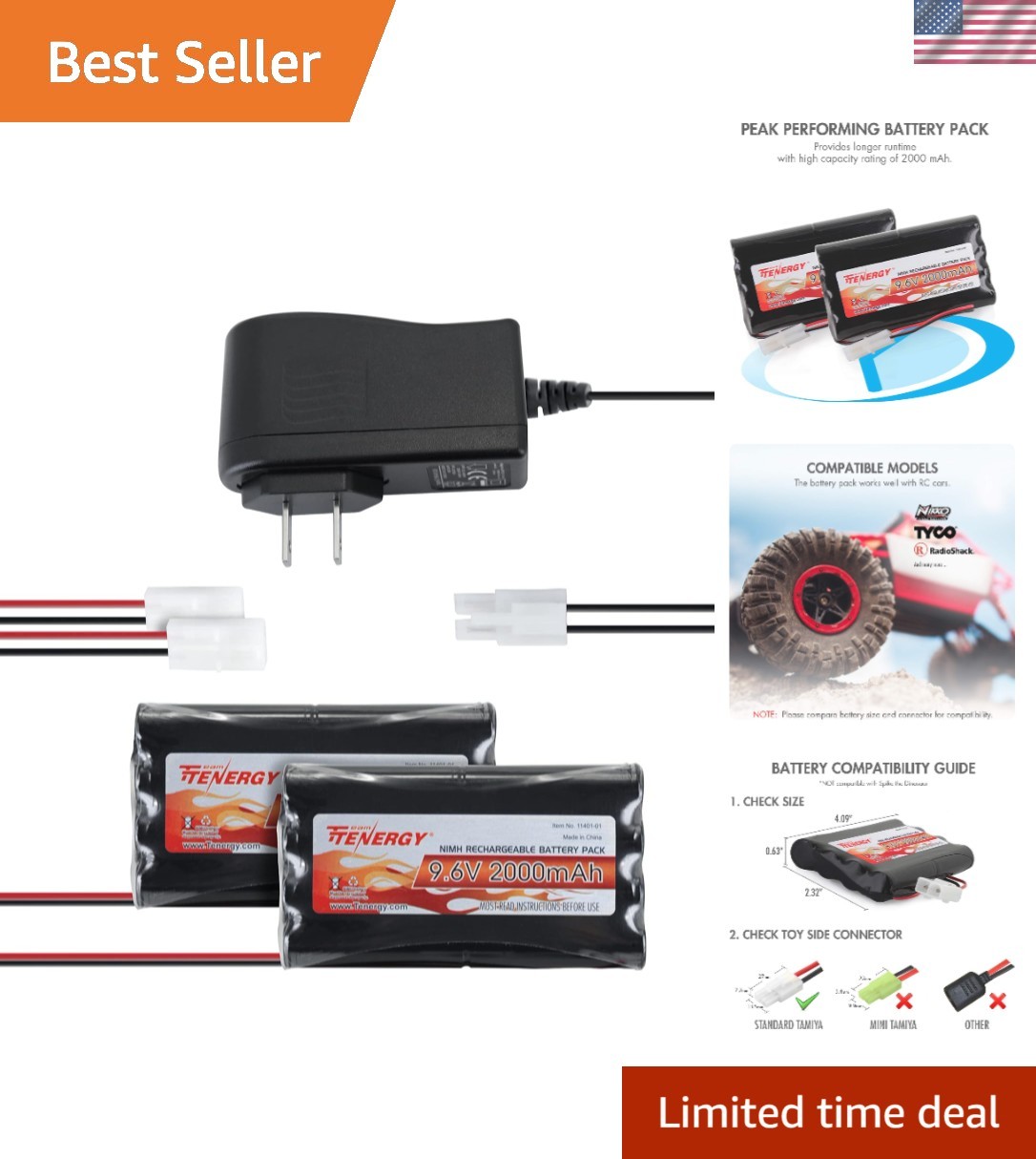 S - 2 Batteries + Charger
