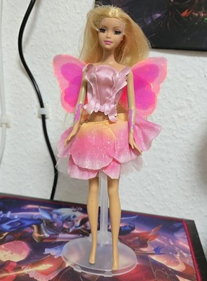 MATTEL Barbie Elina Fairytopia Puppe leuchtend Flügel Wimpern Spielzeug Vintage