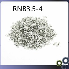 NEW 500 Pcs RNB3.5-4 Ring Tongue Type Non Insulated Terminals for AWG 14-12 KD