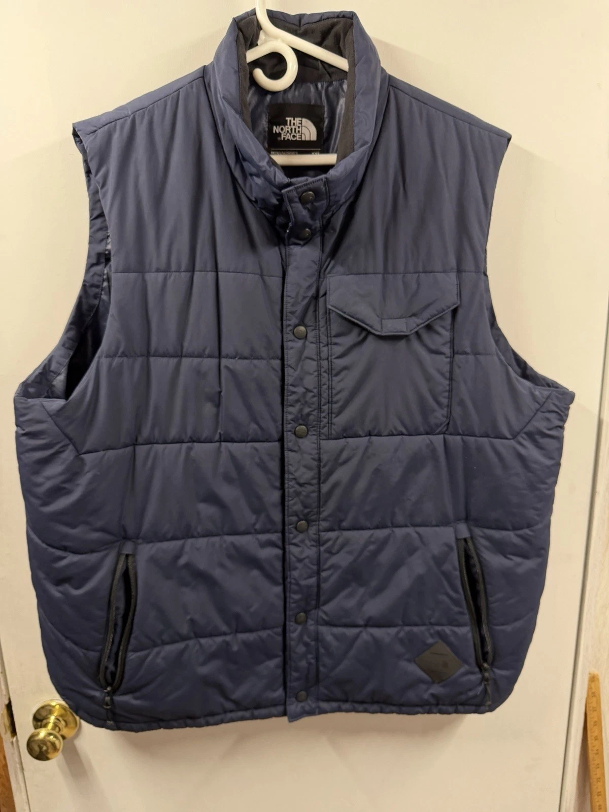 The North Face Men’s Blue Patricks Point Snap-button Vest Size XXL Outdoors