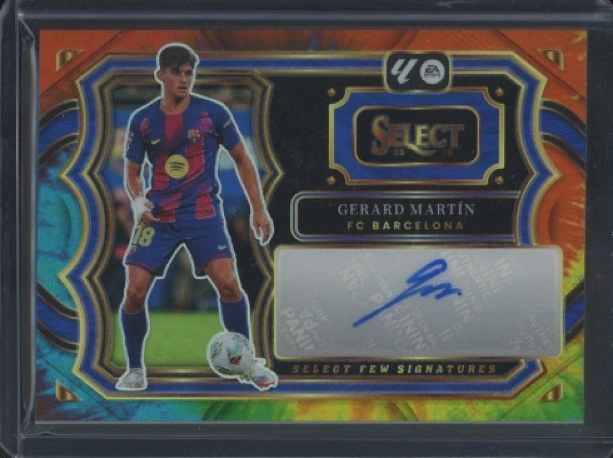 Panini Soccer FC Barcelona Autographed Sports Trading Cards