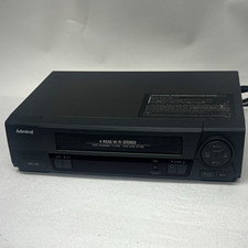 Admiral VHS HQ VHS VCR Video Cassette Player 4-Head Hi-Fi Stereo No Remote