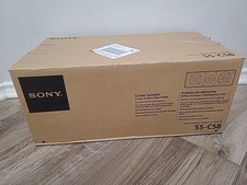 Sony SS-CS8 2-Way 3-Driver Center Channel Speaker Bass Reflex New