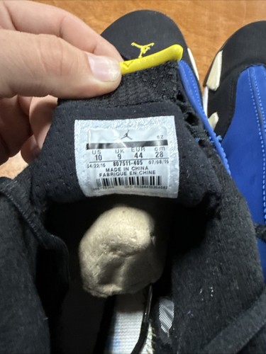 Size 10 - Air Jordan 14 Retro 2015 Low Laney (807511-405) - Picture 8 of 9