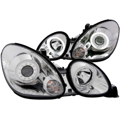 ANZO For 1998-2005 Lexus Gs300 Projector Headlights W/ Halo Chrome