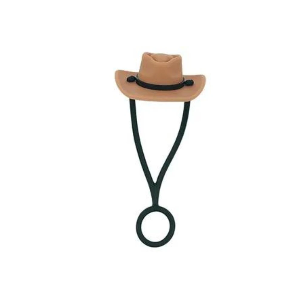 Colorful Tumbler Straw Caps - Bear Flower Rainbow Cloud Cowboy Hat Animals Barbie Designs
