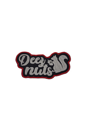 Deez nuts squirrel Patch Iron on or Sew on Patch