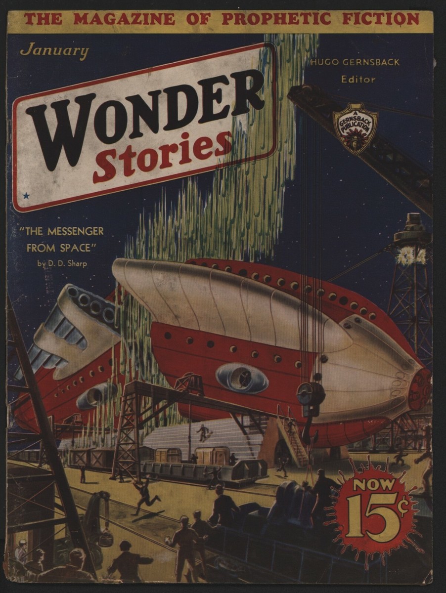 珍品 1933 PULP MAGAZINE: 'WONDER STORIES' Wonder Stories 1933 January. Pulp | eBay