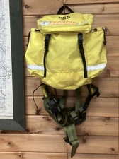FSS Wildland Firefighter Backpack Harness/Suspenders Belt, 1990's issue