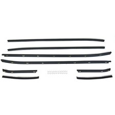 71-73 Ford Mustang Window Felt Weatherstrip Kit Fastback Sportsroof Belt Line