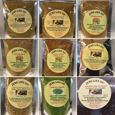 Authentic Jamaican Seasonings HOT Pepper Powders Jerk Marinade and Rubs Organic