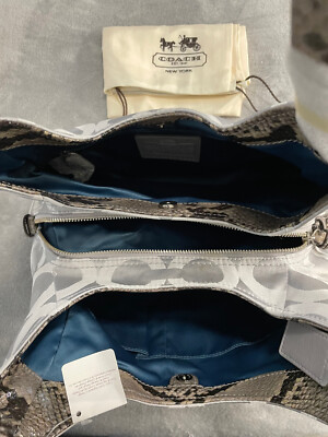 Coach 17689 Madison OP Art Sateen Maggie Shoulder Bag | eBay