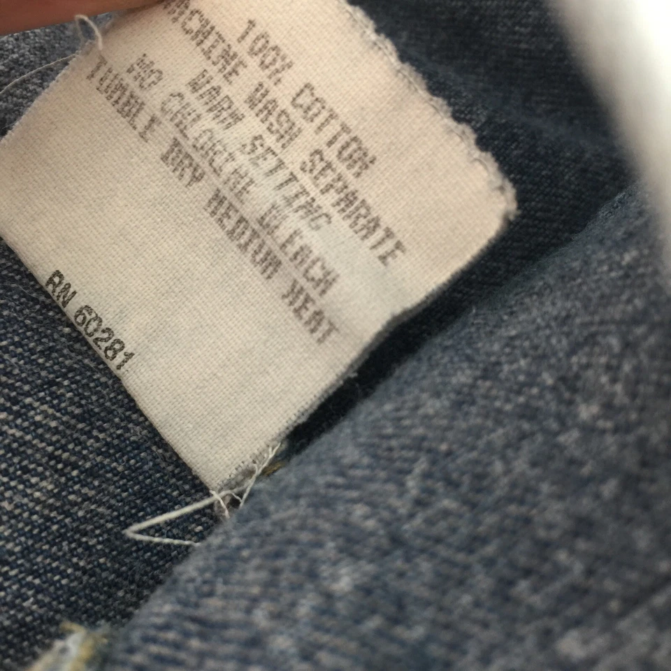 Pantalones Cortos de Jean Cherokee Vintage Años 80 Talla 10 Azul Denim Modesto Plisado Hecho en EE. UU. Foto 4 de 4