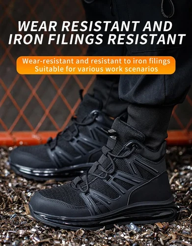 Herren Sicherheitsschuhe Stahlkappe Leichte Schutzschuhe S3 Arbeitsschuhe 38-50 - Bild 15 von 26