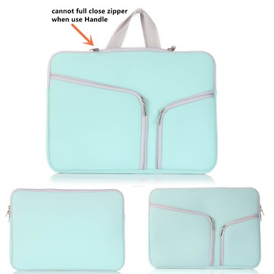 Aqua Laptop Hülle Griff Case für 11'''' 13'''' 14'''' 15'''' Asus Samsung Microsoft